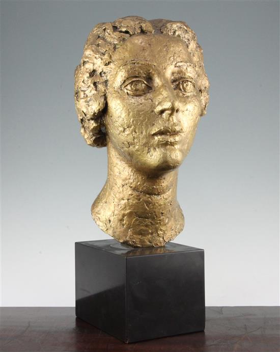 § Frank Dobson RA (1886-1963) Second portrait of Auriol Salaman, c.1934, 14.5in. incl. base